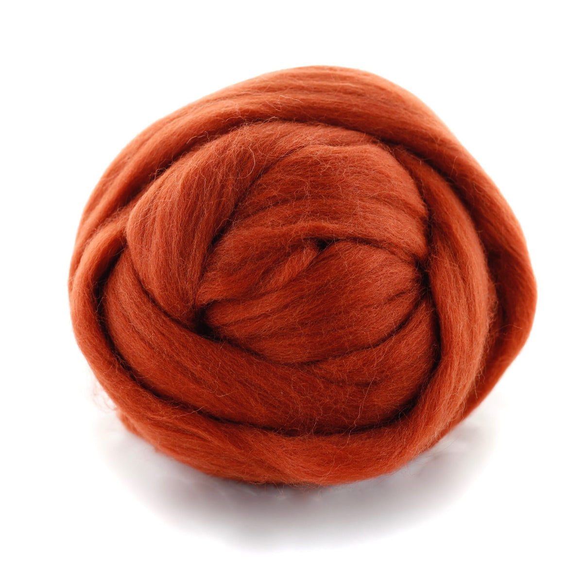 Kromski Merino Kammzug Standard in Terrakotta, Farbe 8