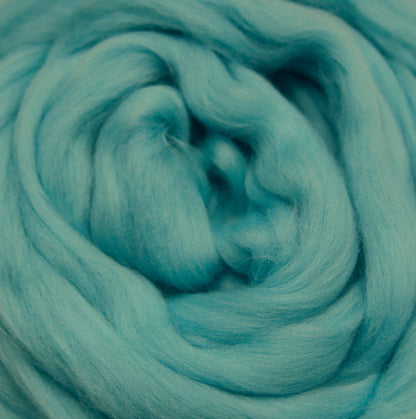 Kromski Merino Kammzug Standard in Aquamarin, Farbe 69