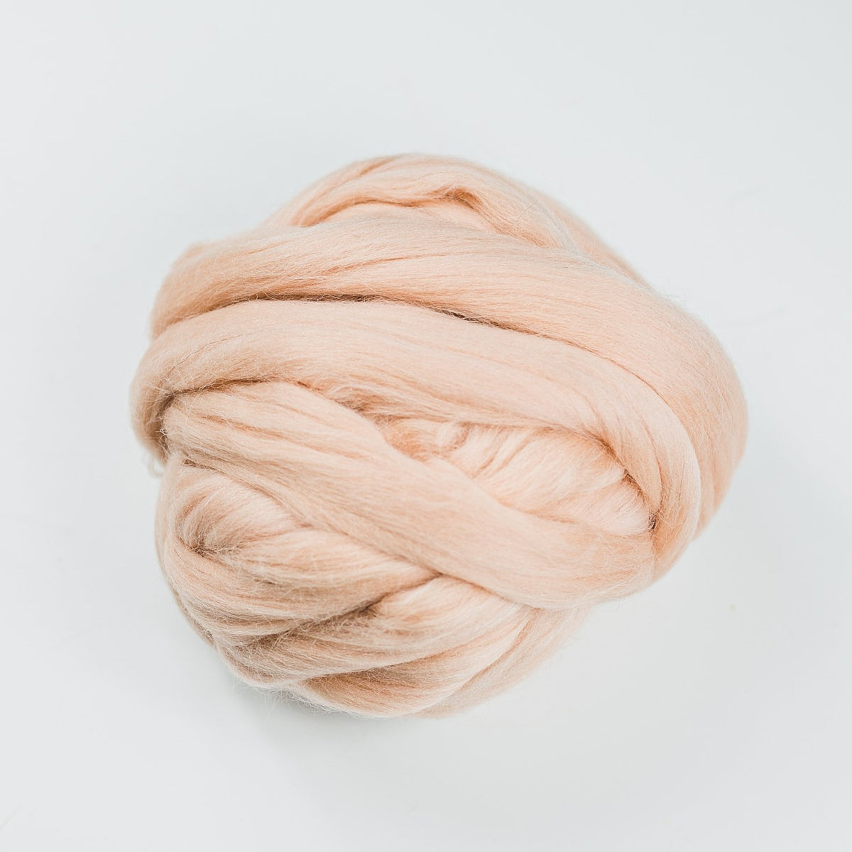 Kromski Merino Kammzug Standard in Pfirsich zart, Farbe 38