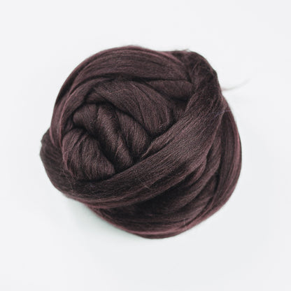 Kromski Merino Kammzug Standard in Aubergine, Farbe 10
