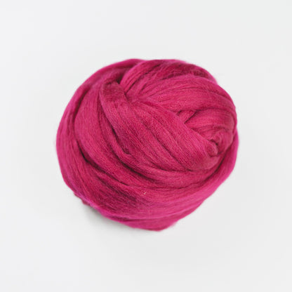 Kromski Merino Kammzug Standard in Fuchsia, Farbe 13