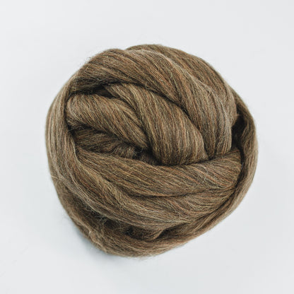 Kromski Merino Kammzug Standard in Erntebraun, Farbe 50