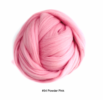 Kromski Merino Kammzug Standard in Puderrosa, Farbe 54