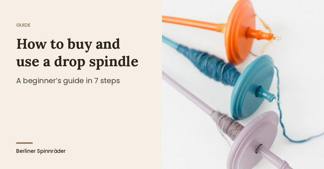 How to buy and use a drop spindle: wooden Kromski drop spindles