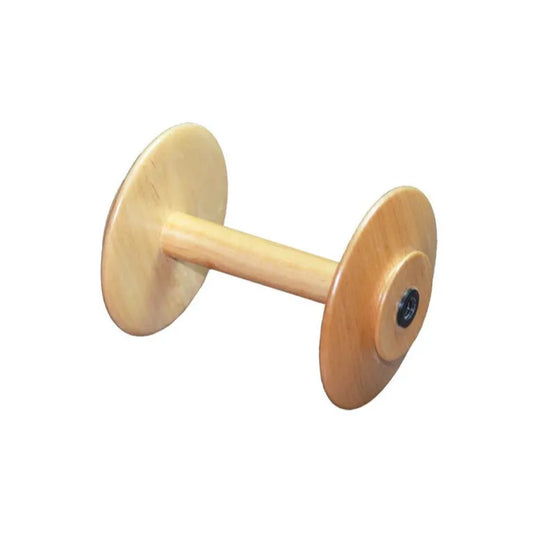 Kromski Spule lackiert – glänzende Holzoptik, Ersatzteil für Spinnrad, Schutzlackierung, Standardgröße