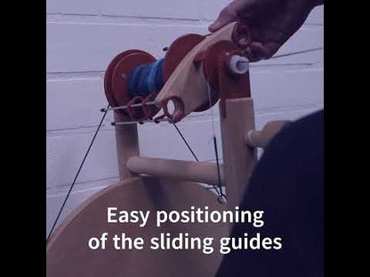 Lojan Buddy - Spinning wheel with wide single treadle